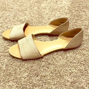 Merona Jeweled Flat Peep Toe